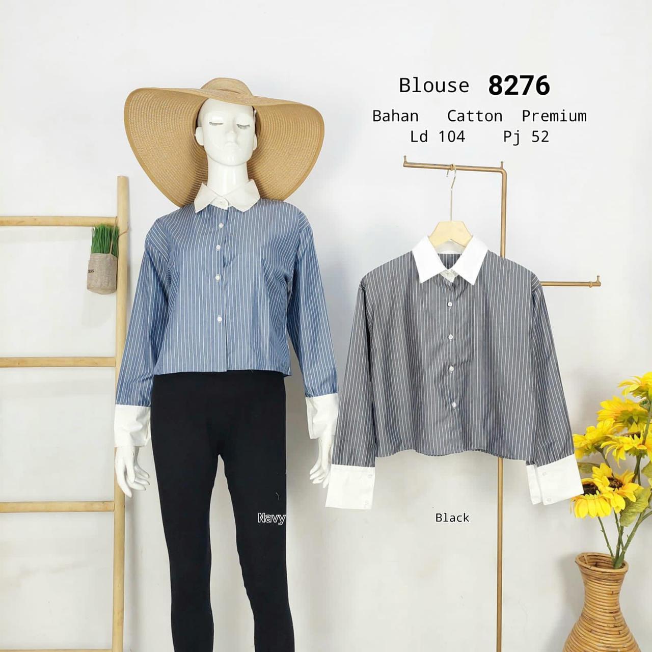 Kemeja Blouse Strip