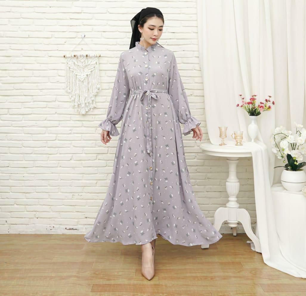 Maxi Dress Ikat Wanita