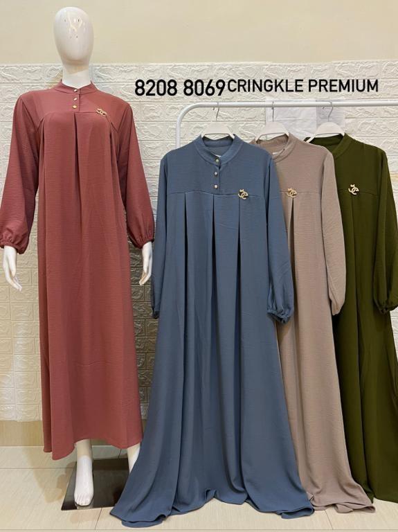 Dress Gamis Crinkle Premium Anggun