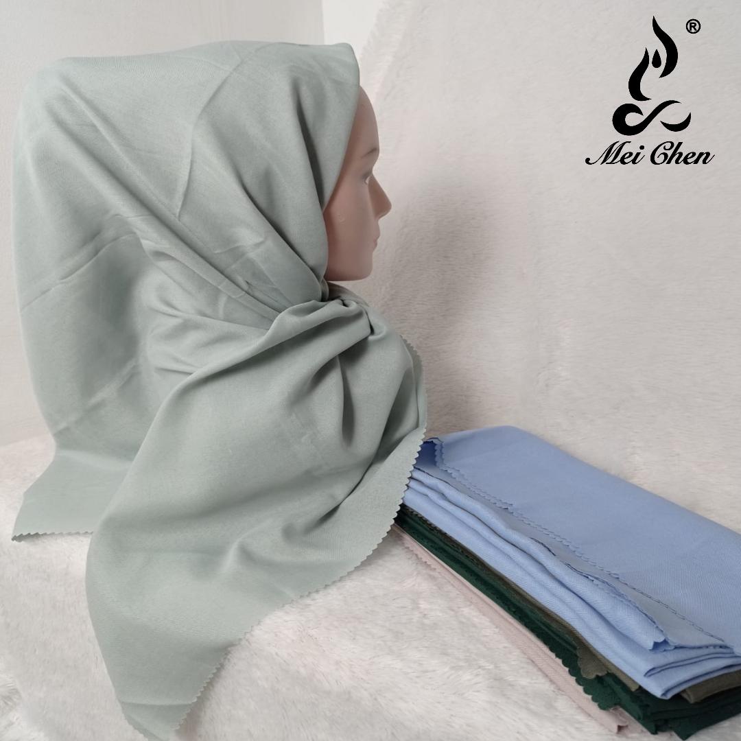 Voal Premium Polos MeiChen Lasercut denai polos terlaris hijab segiempat