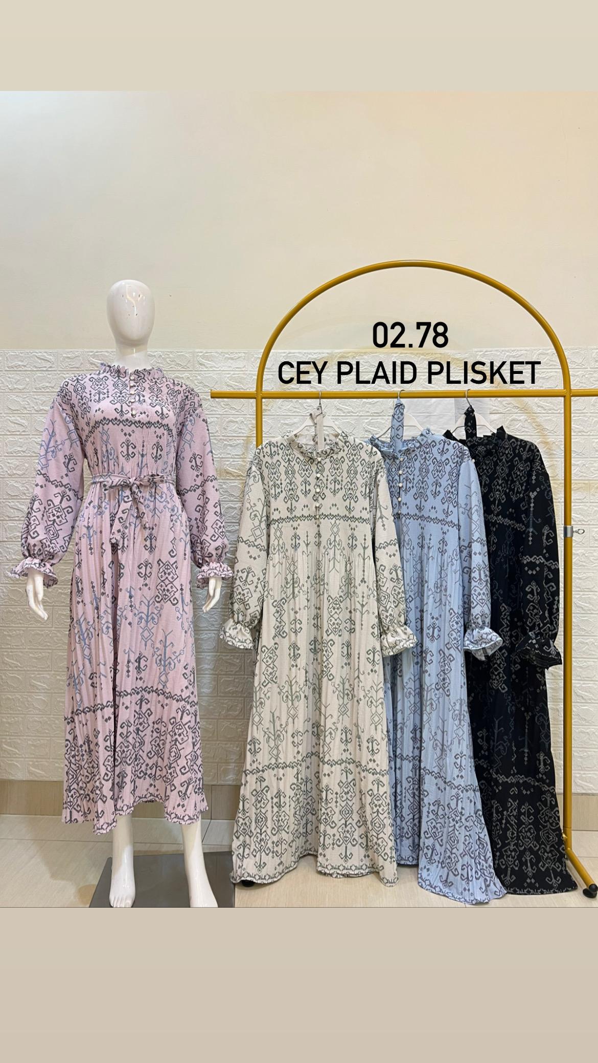 GAMIS CEY PLAID PLISKET