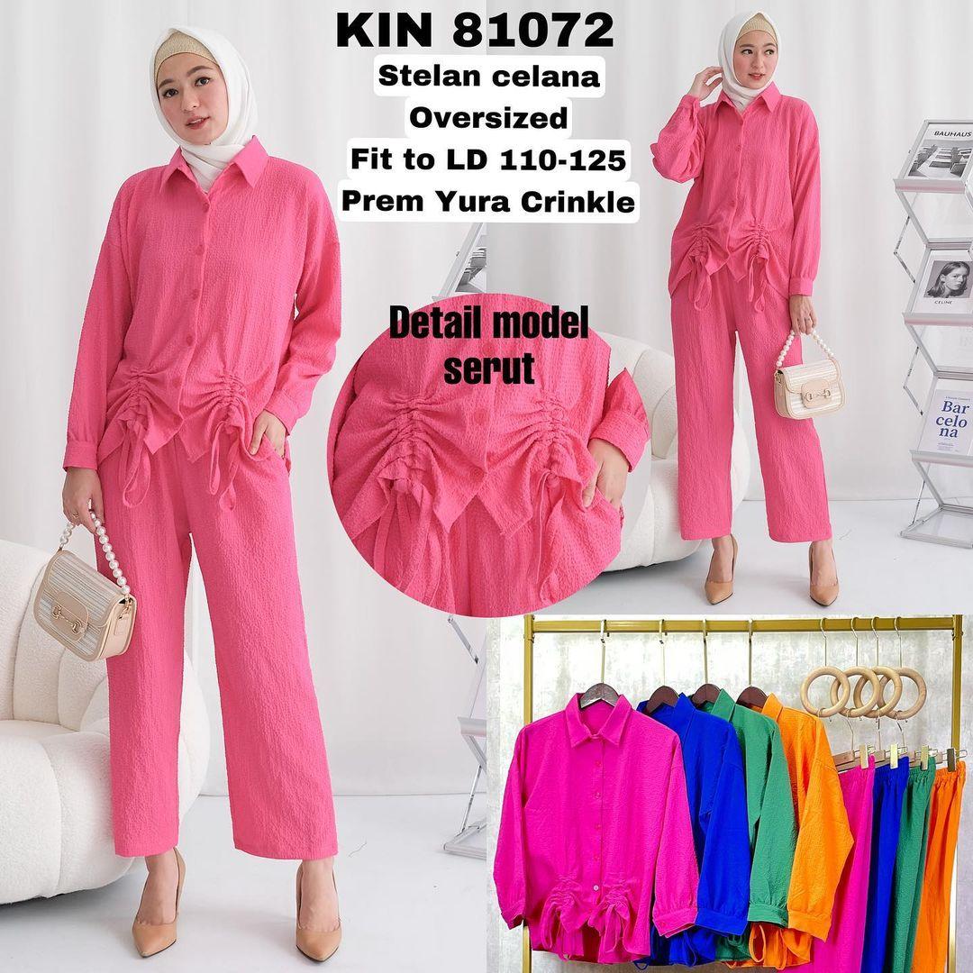 Setelan serut oversize