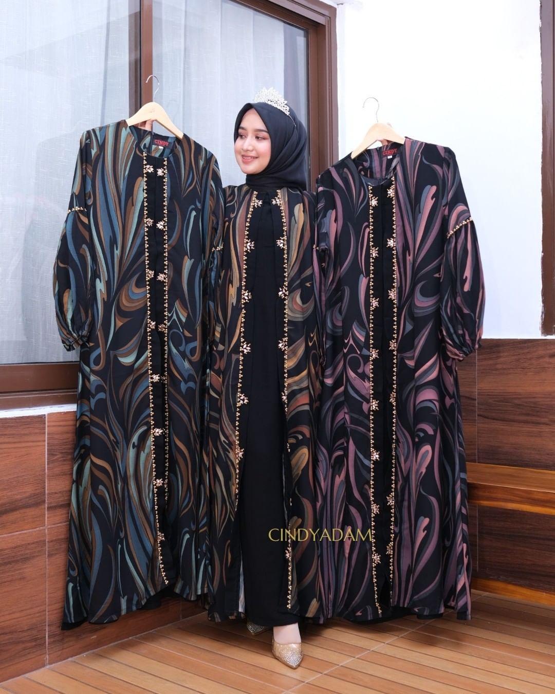 Gamis Tenun Printing